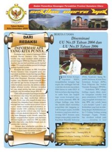 Sekilas Warta BPK Perwakilan Provinsi Sumatera Utara edisi Desember 2009