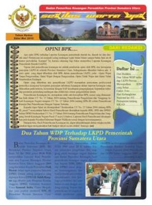 Sekilas Warta BPK Perwakilan Provinsi Sumatera Utara edisi Mei 2010