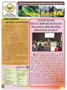 Sekilas Warta BPK Perwakilan Provinsi Sumatera Utara edisi Desember 2010