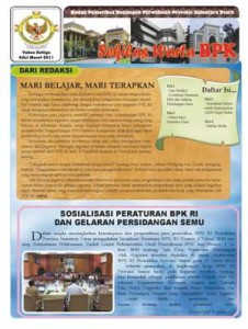 Sekilas Warta BPK Perwakilan Provinsi Sumatera Utara edisi Maret 2011