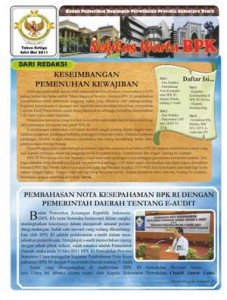 Sekilas Warta BPK Perwakilan Provinsi Sumatera Utara edisi Mei 2011