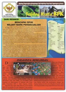Sekilas Warta BPK Perwakilan Provinsi Sumatera Utara edisi November 2010
