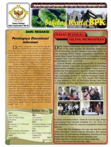 Sekilas Warta BPK Perwakilan Provinsi Sumatera Utara edisi September 2010