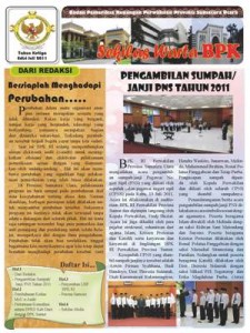 Sekilas Warta BPK Perwakilan Provinsi Sumut edisi Juli 2011